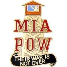 MIA/POW War Is Not Over Pin - 14833 (1 1/8 inch)
