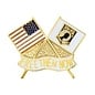 United States Flag and POW/MIA Insignia Flag Pin - 14811 (1 inch)