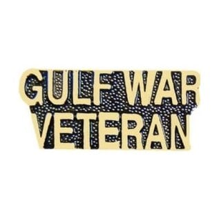 Gulf War Veteran Script Pin - 14149 (1 1/4 inch)