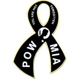 POWMIA Symbol with Ribbon Pin - 14461 (1 1/4 inch)
