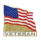 United States Flag Veteran Pin - 14587 (1 inch)