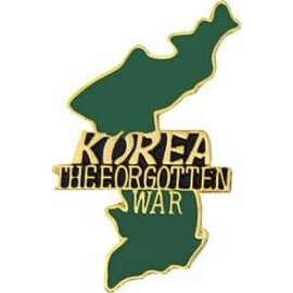 Korea Forgotten War with Map Pin - 15116 (1 1/4 inch)