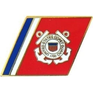 United States Coast Guard Racing Stripes Pin - 14322 (1 1/4 inch)