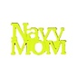 Navy Mom Script Pin - 14612 (1 inch)