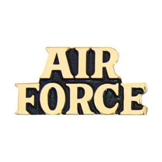 United States Air Force Script Pin - 14774 (1 inch)