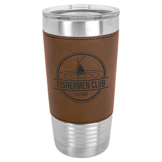 Polar Camel 20 oz. Leatherette Insulated Tumbler