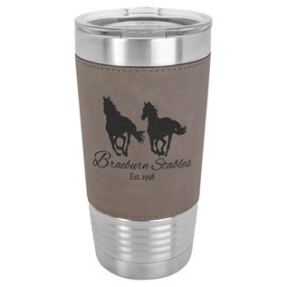 Polar Camel 20 oz. Leatherette Insulated Tumbler