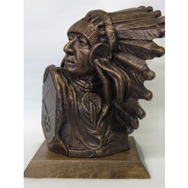 Terrance Patterson Chief Master Sergeant -  Large Chief bust 9.5" with base