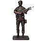 Terrance Patterson Soldier Wearing Beret statue 16"