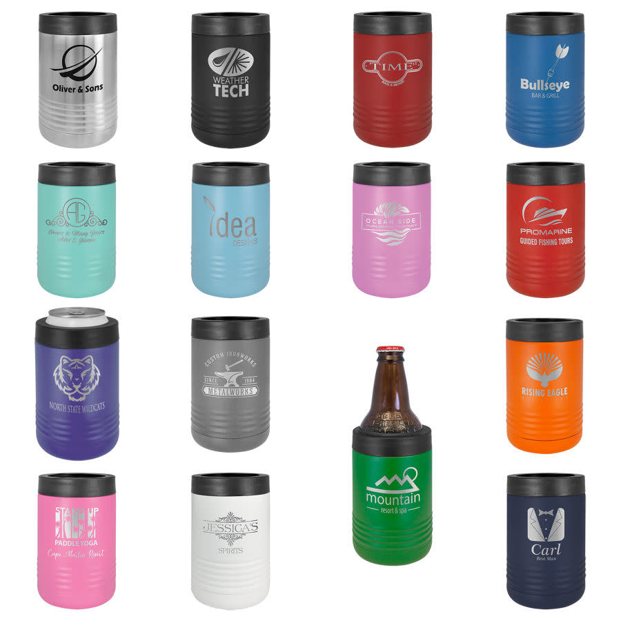 Slim Can Laser Engraved Insulated Beverage Holder Case of 24