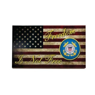 Morgan House Distressed Flag Wall Hanging