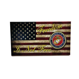 Morgan House Distressed Flag Wall Hanging