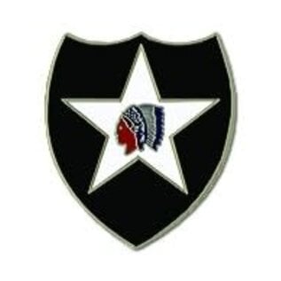 2nd Infantry Division Pin - 14854 (1 inch)