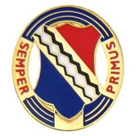 1st Light Infantry Semper Primus Pin - 15006 (1 1/8 inch)