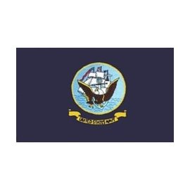 Navy Flag - 3x5 Nylon Flag 2 sided embroidered
