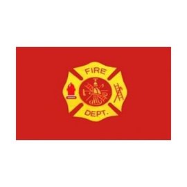 Fire Department 2 sided sewn 3'x5' flag