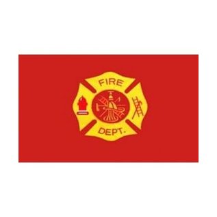 Fire Department 2 sided sewn 3'x5' flag