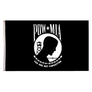 POW/MIA Double Face Nylon 3x5 flag