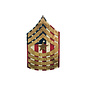 Morgan House MARINES Chevron Wall Hanging - Raised Stripes