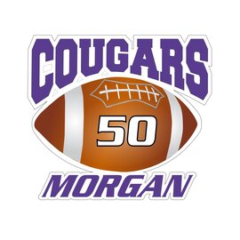Customized Car Decal - Breese Central Sports
