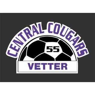 Customized Car Decal - Breese Central Sports