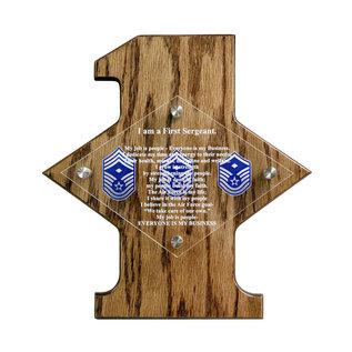 Morgan House 1st Sergeant Creed Plaque - Color