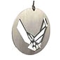 Morgan House Ornament - 3D Air Force Logo - Silver