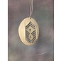 Morgan House Ornament - 3D Air Force Chevron - Silver