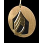 Morgan House Ornament - 3D Army Chevron - Gold