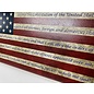 Morgan House Distressed Flag with Oath of Enlistment