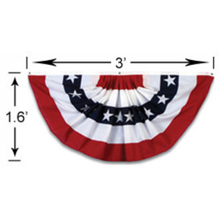 Flag Bunting - Small - 18"x36"