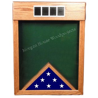 Morgan House Any Rank Shadow Box – Custom Military Display