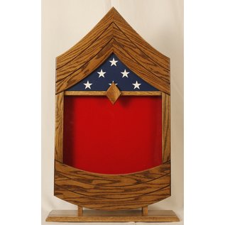 Morgan House US Marine Corps MSgt or 1stSgt Shadow Box