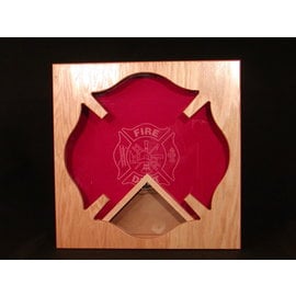 Morgan House Shadow Box in the shape of the Maltese Cross  with a 3x5 flag area