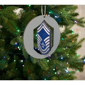 Morgan House Ornament - 3D Air Force Chevron - Color