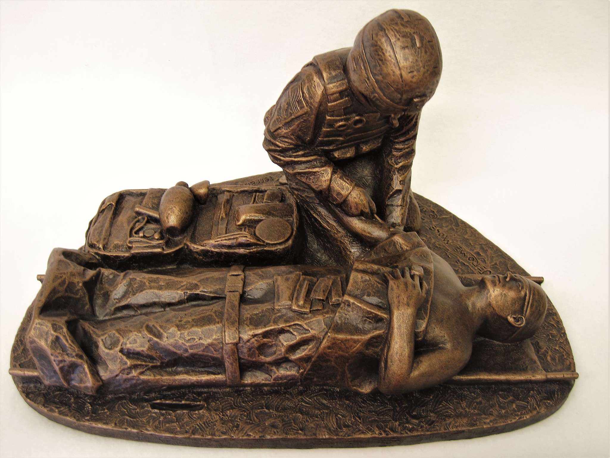 Combat Medic Statue - Recognitions - Home of Morgan House Woodprojects