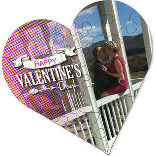 6.7" Heart Jigsaw Puzzle (23 Pcs)