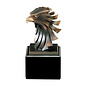 7" Modern Resin Eagle Head - Bronze