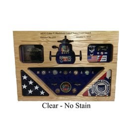 Morgan House HH-65 Dolphin Shadow Box with (2) 3x5 Flag areas