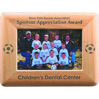 5x7 Alder Picture Frame..(includes simple engraving)