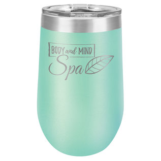 GIFT ITEMS 16 oz. Vacuum Insulated Stemless Tumbler w/ Lid