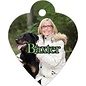 Engraved Pet Tag - Heart 1 3/8" x 1 1/4"