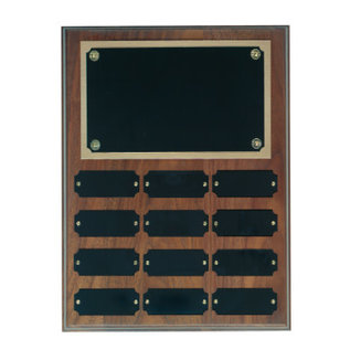 Solid Walnut Perpetual Plaque