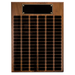 Solid Walnut Perpetual Plaque