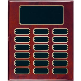 Rosewood Piano Finish Perpetual Plaque