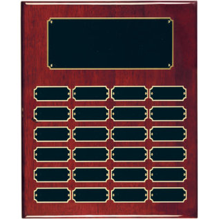 Rosewood Piano Finish Perpetual Plaque