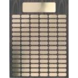 Walnut Finish Perpetual Plaque