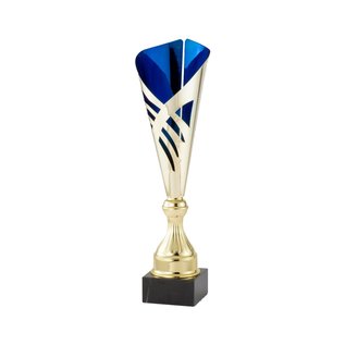 Modern Trophy  Cup Gold / Blue
