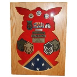 Morgan House Firefighter Badge Shadow Box