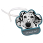 Ornament - Paw- 2 sided - glossy